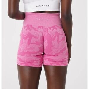 NVGTN Bubble Gum Pink Camo Seamless Shorts    Size: M